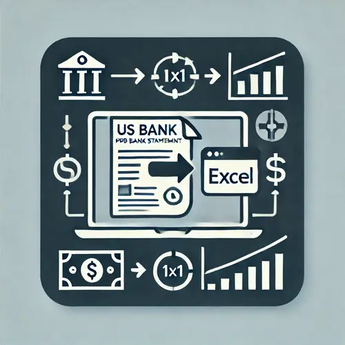 Convert US Bank Bank Statement to Excel