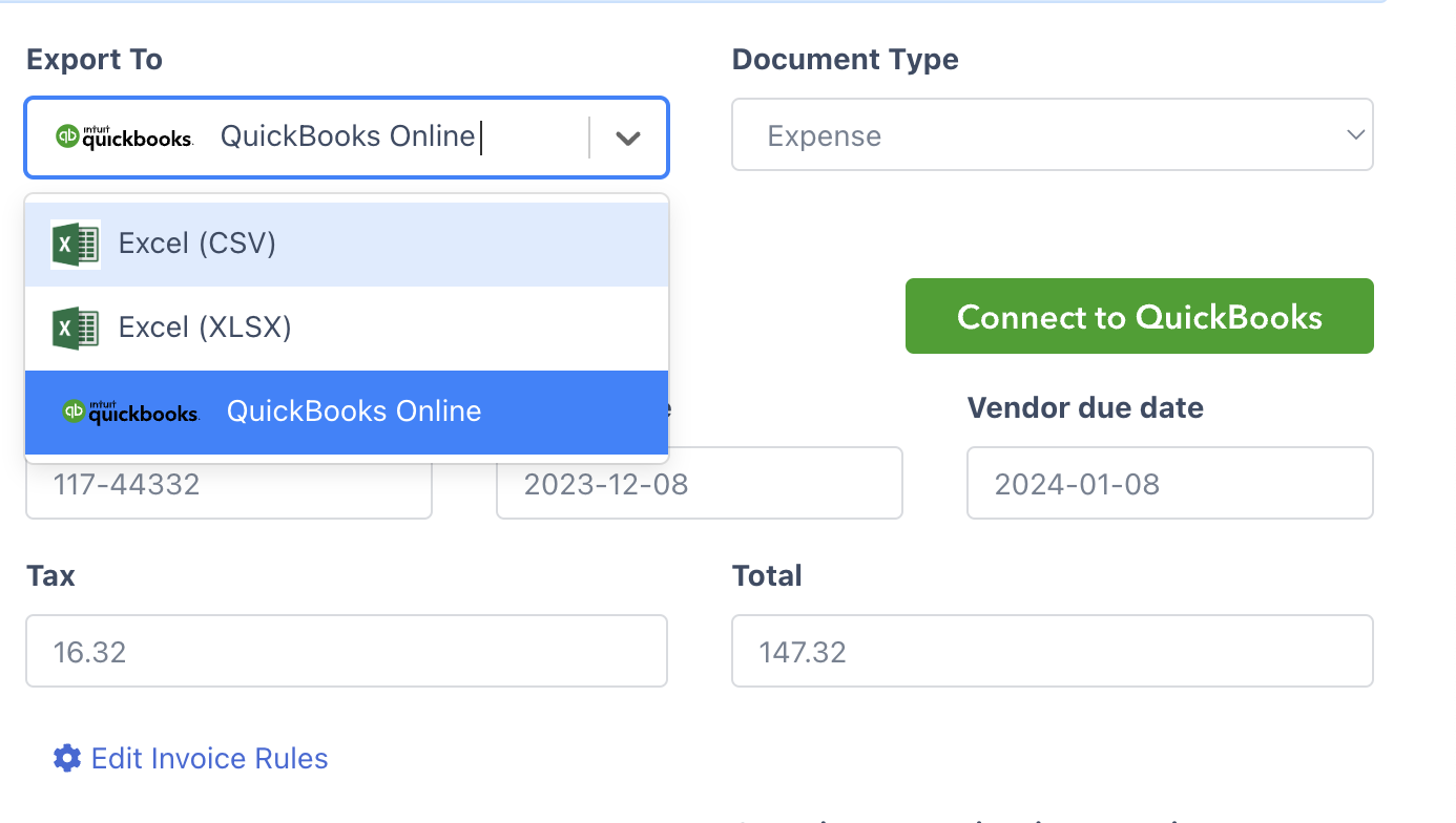 Exporting Line Items Into QuickBooks 1