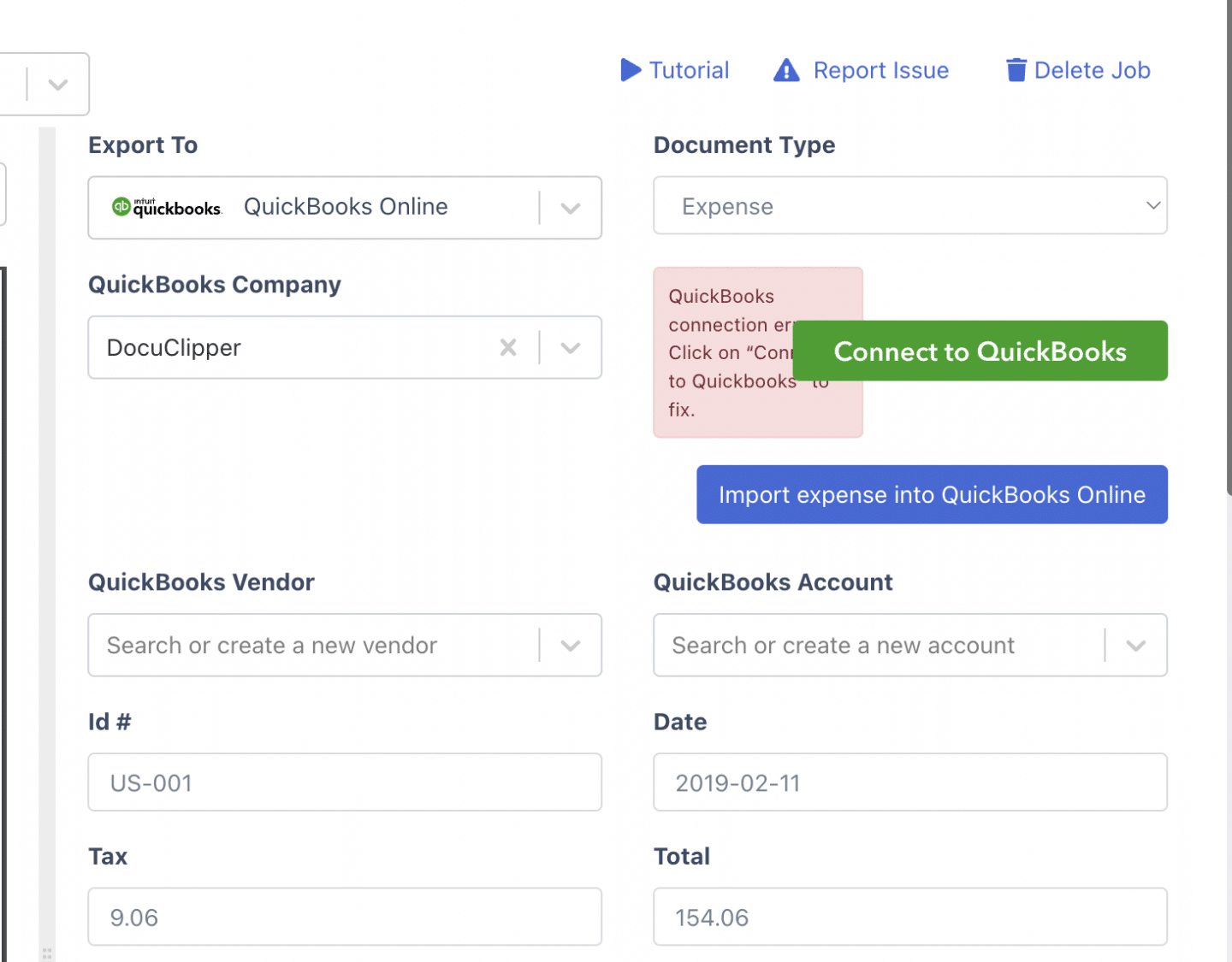 Invoice Integration and Workflow