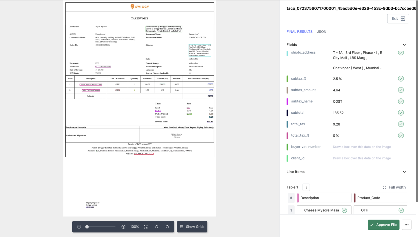 Nanonets Interface