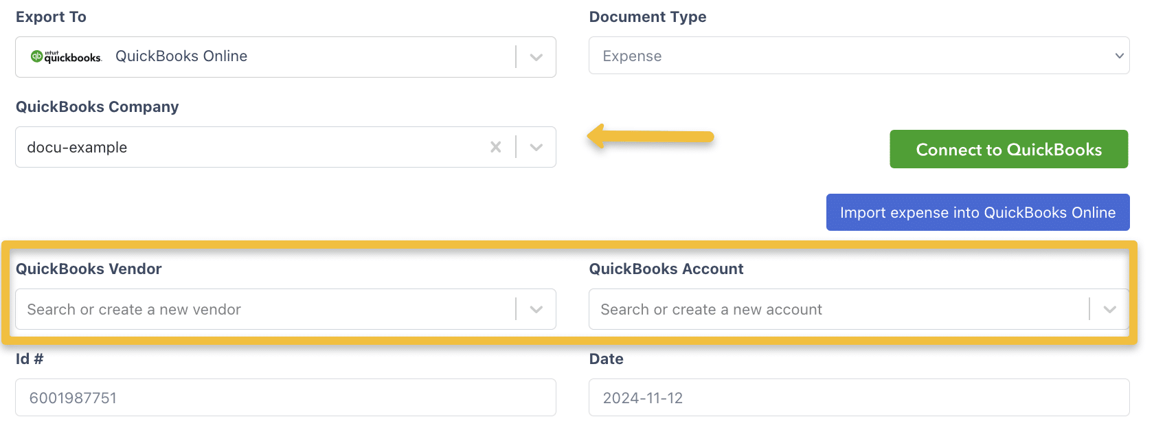 QBO Invoice