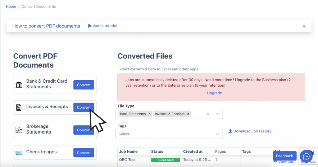 Select OCR Software for Line Items