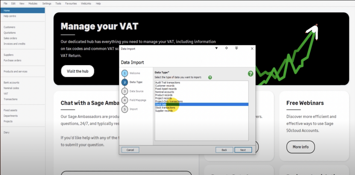 Select the Correct Data Type for Sage