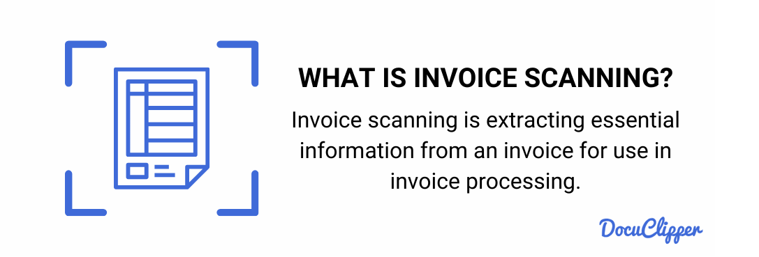 What is invoice scanning