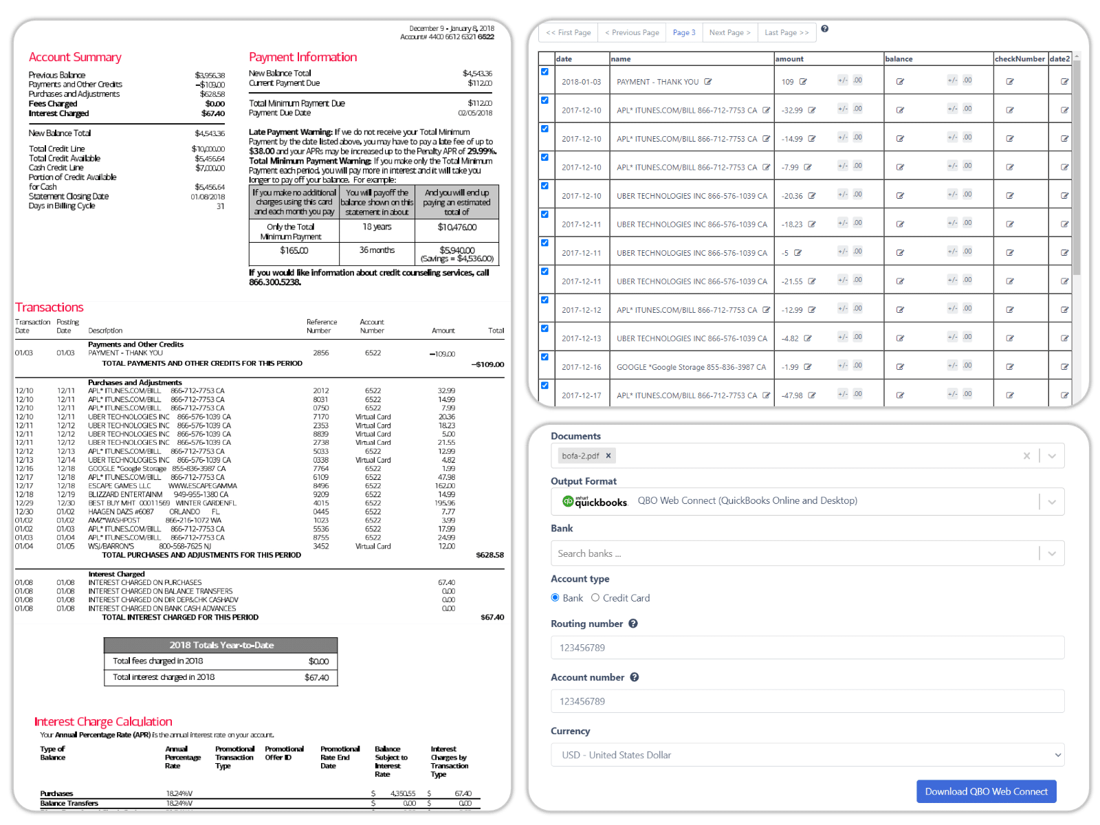 convert pdf to qbo