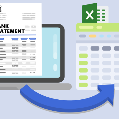 how to convert pdf bank statements to excel or csv