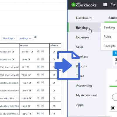 how to import bank statements into quickbooks online