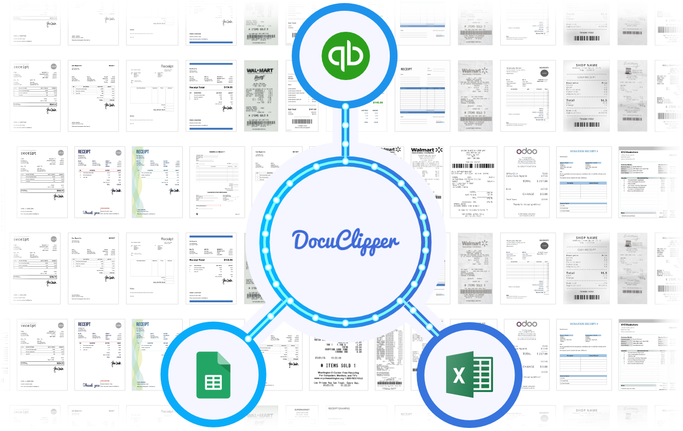 import scanned receipts into quickbooks